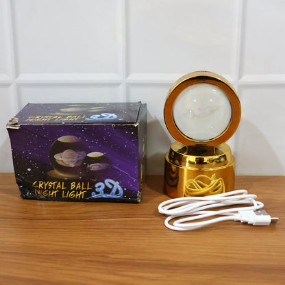 Radhe Krishna Crystal Ball Night Light – 1 Pc The Morsignaturekarts