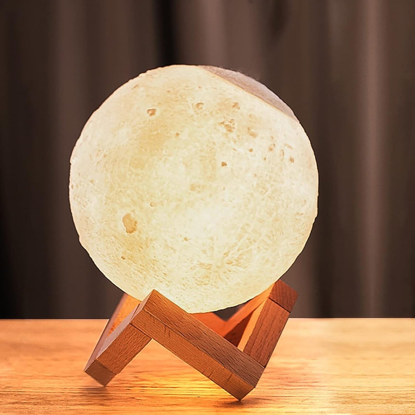 3D 2 in 1 LED Printed Moon Lamp & Aroma Diffuser (1 Pc) Signaturekarts