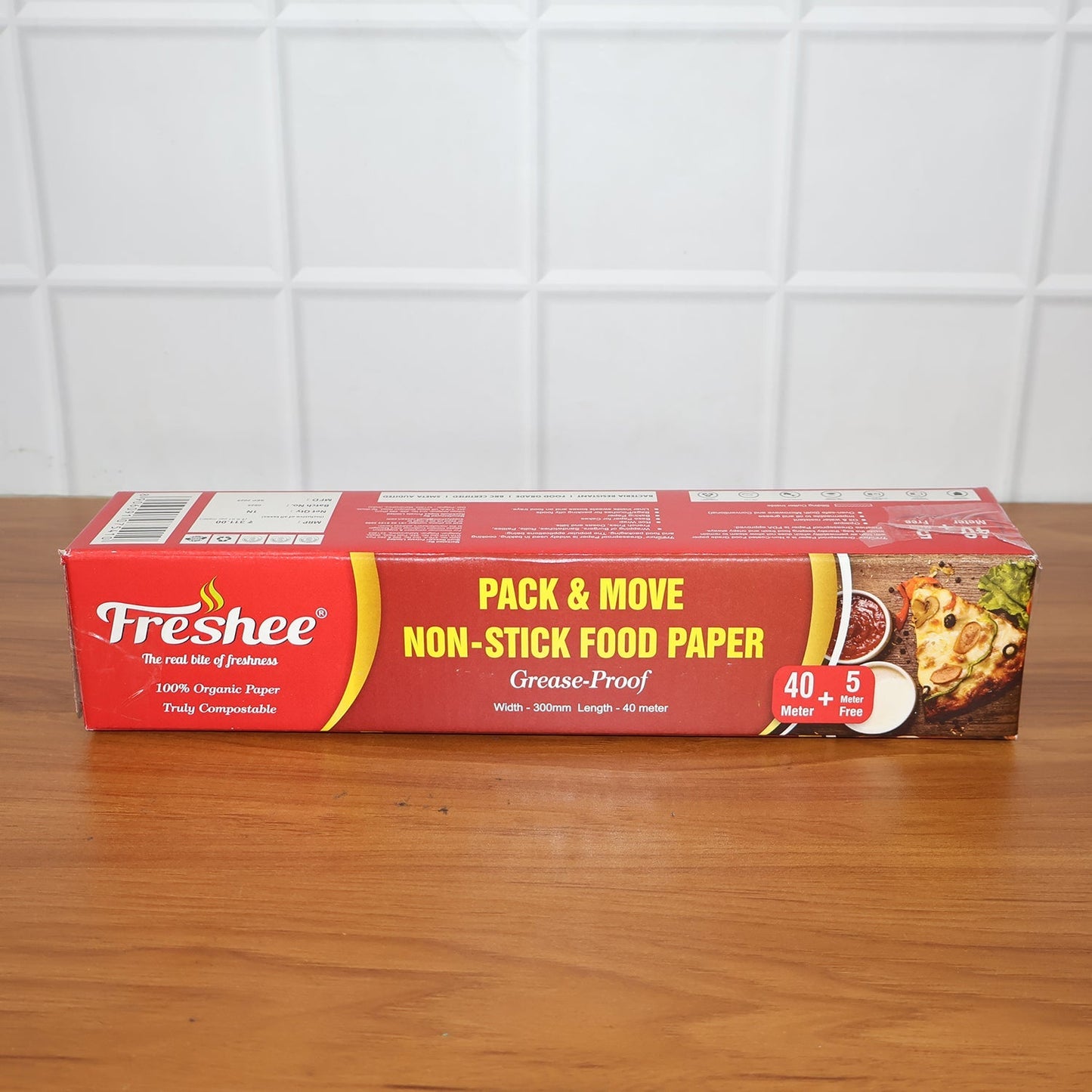 Freshee Pack & Move Non-Stick Food Paper 40 Meter + 5 Meter Free (Total 45 Meter) signaturekarts