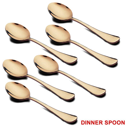 Kitchen Tableware / Flatware Sets Kitchen Forks Spoons with Gift Box (24 Pcs Set) Signaturekarts