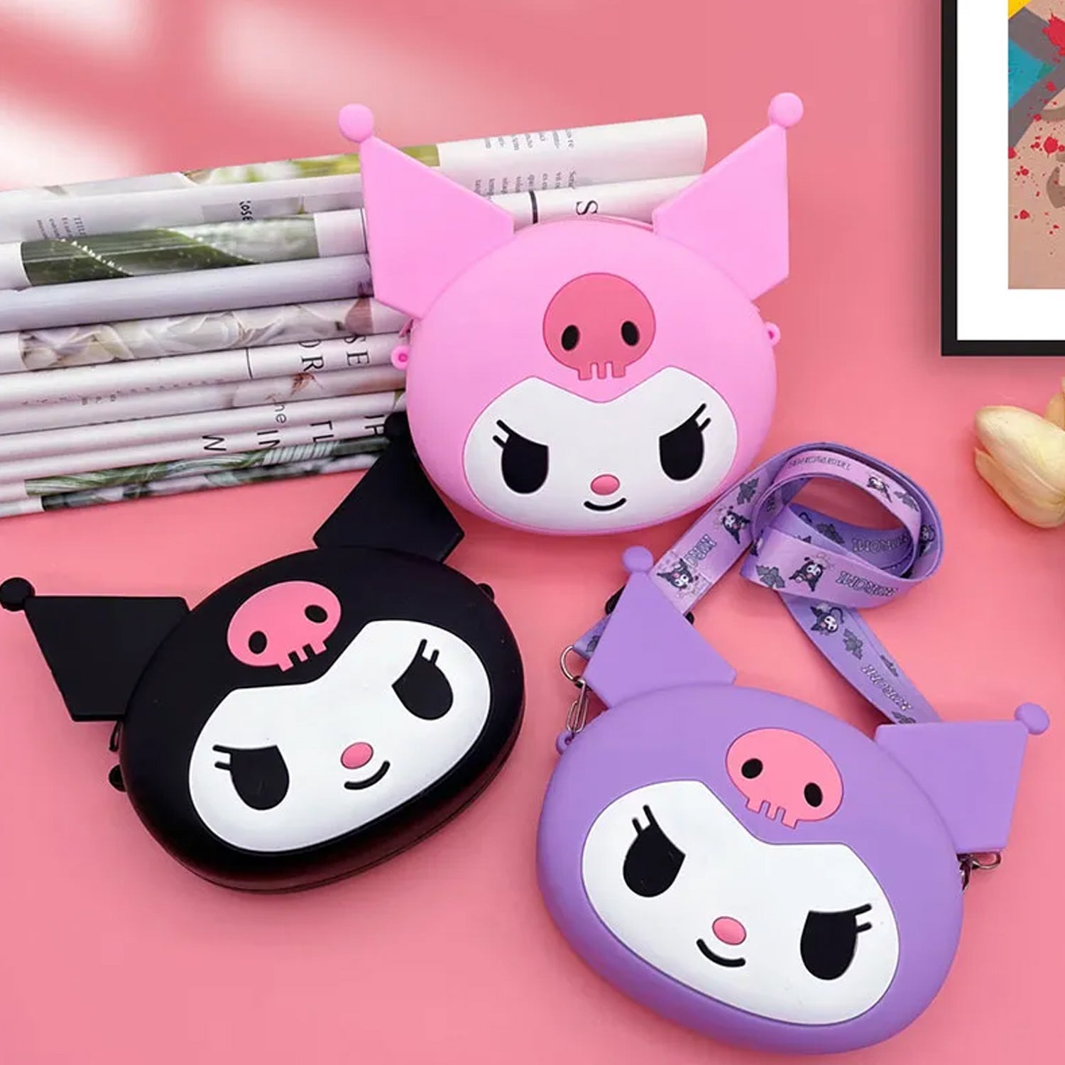 Cute Cartoon Girls' Backpack, Shoulder Bag / Purse (1 Pc Mix Color ) signaturekarts