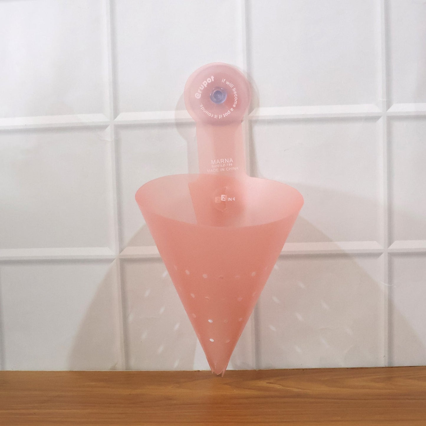 Multipurpose Hanging Sink Corner Strainer with Suction Cup (1 Pc) signaturekarts