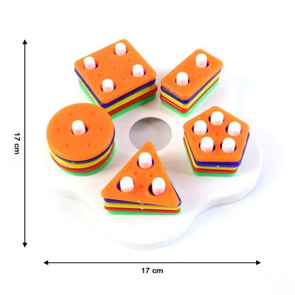 Geometric Stacking Sorter Puzzle Toy The Morsignaturekarts