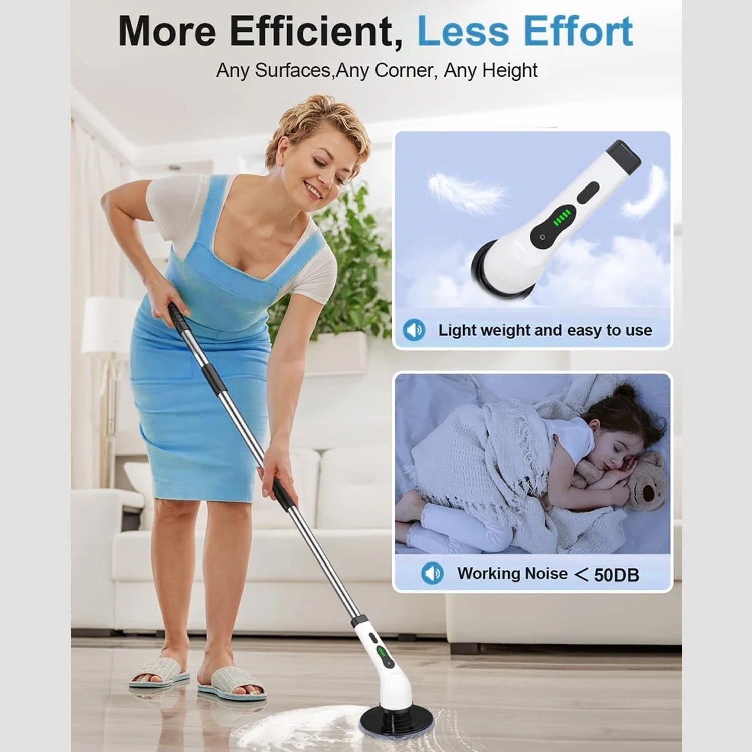 9-in-1 Electric Spin Scrubber - (1 Set) signaturekarts