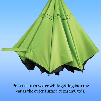 Foldable UV & Rain Umbrella with C-Shaped Handle – Kids (1 Pc / Mix Color) Signaturekarts