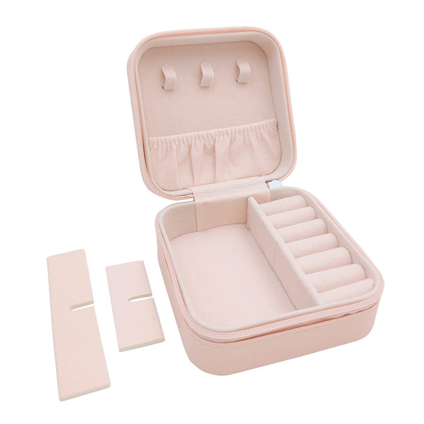 Mini PU Leather jewellery Box for Travel & Storage signaturekarts