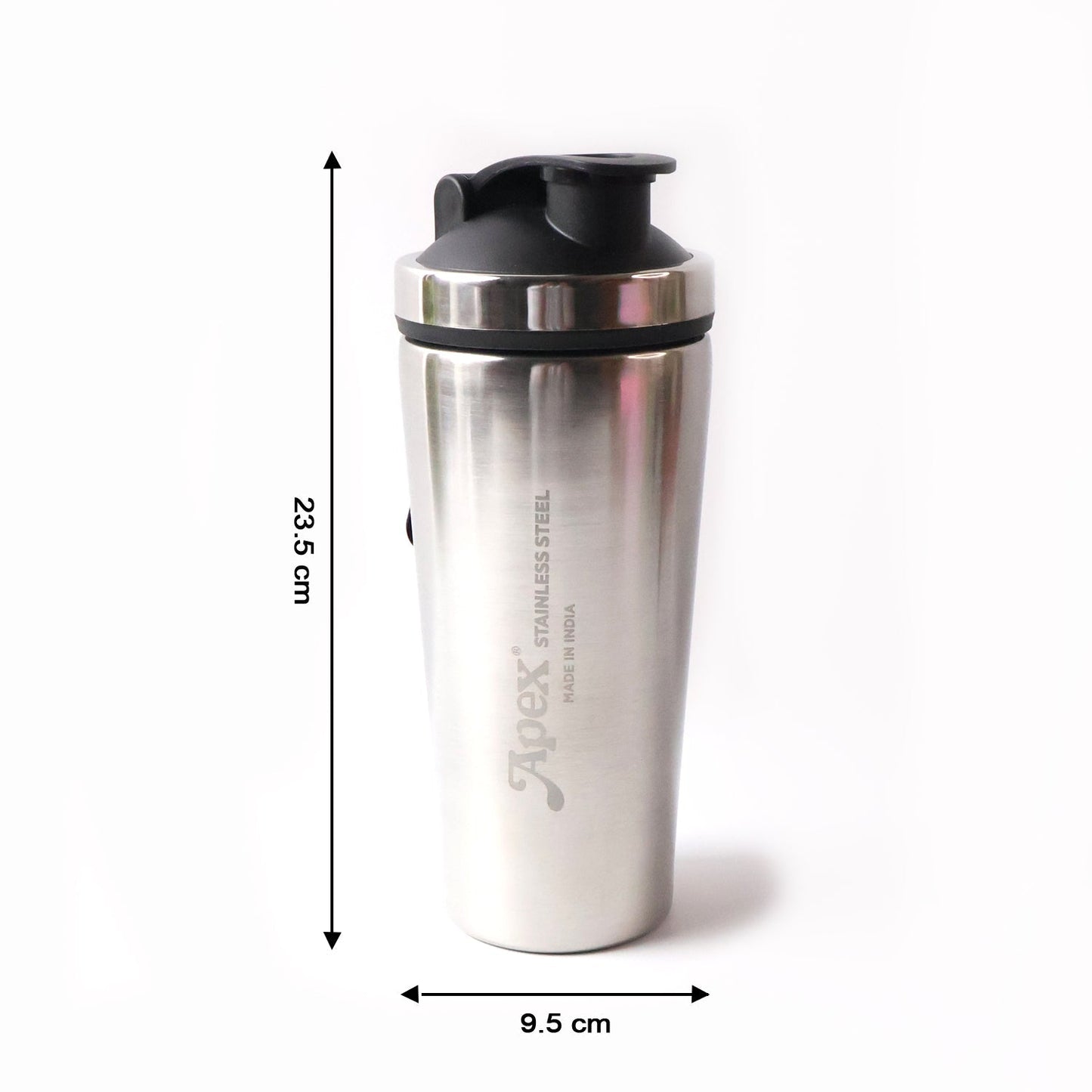 Apex Stainless Steel Gym Shaker Bottle and Spring (1000ML / 1 Pc) The Morsignaturekarts