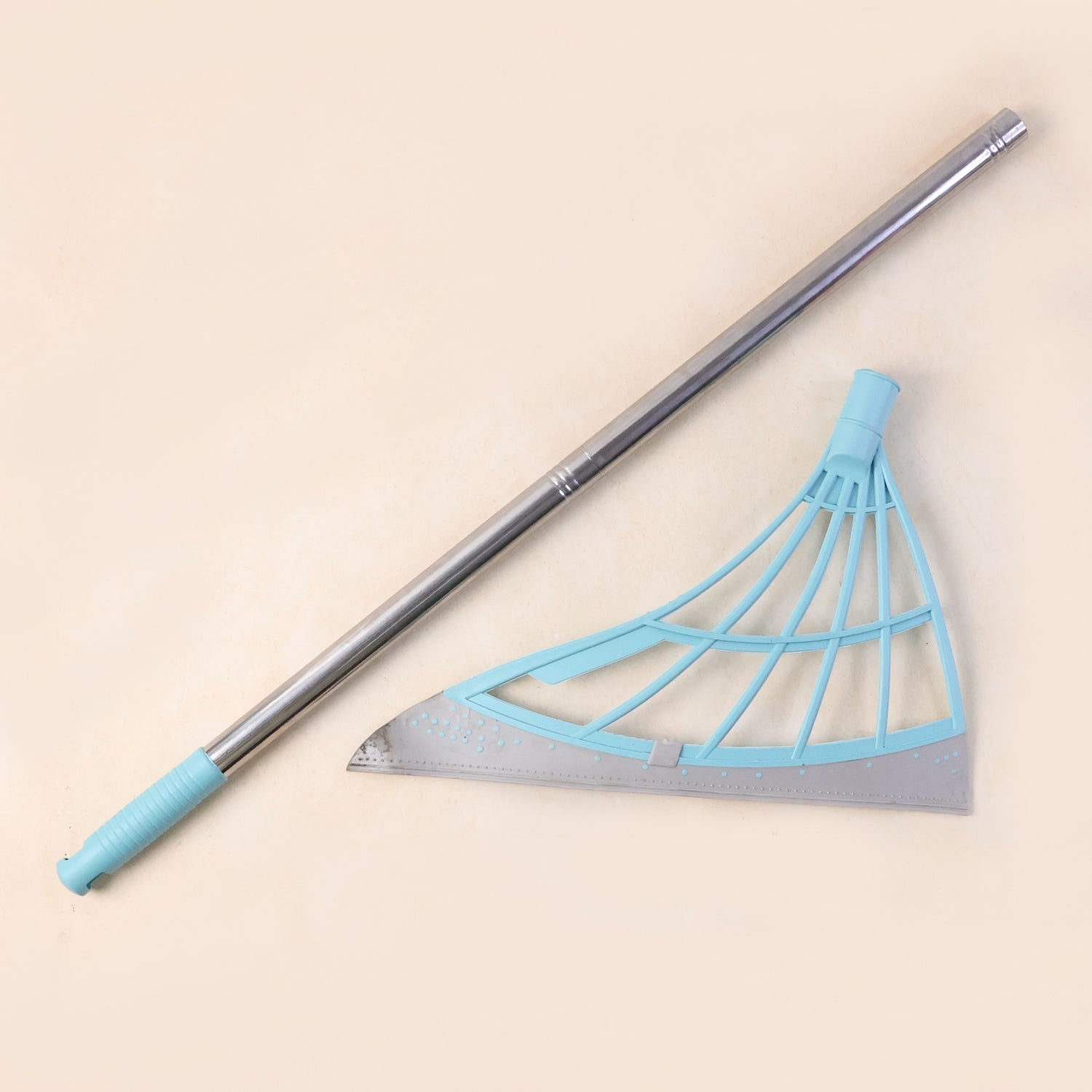 Durable Eco-Friendly Broom with Scraper Your Brand