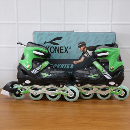 Professional Adjustable Inline Skates for Kids and Adults (Large / 1 Pair) signaturekarts