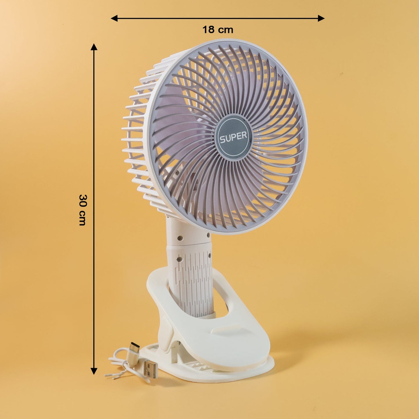 Plug and Play Portable USB Fan (1 Pc) The Morsignaturekarts