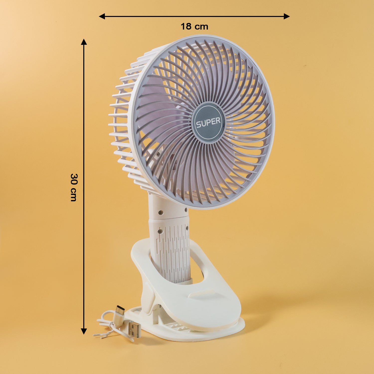 Plug and Play Portable USB Fan (1 Pc) The Morsignaturekarts