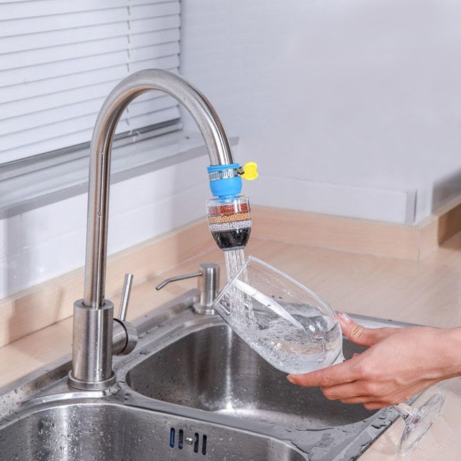 Water Faucet Clean Purifier Filter Cartridge Water Tap  Six Layer Your Brand