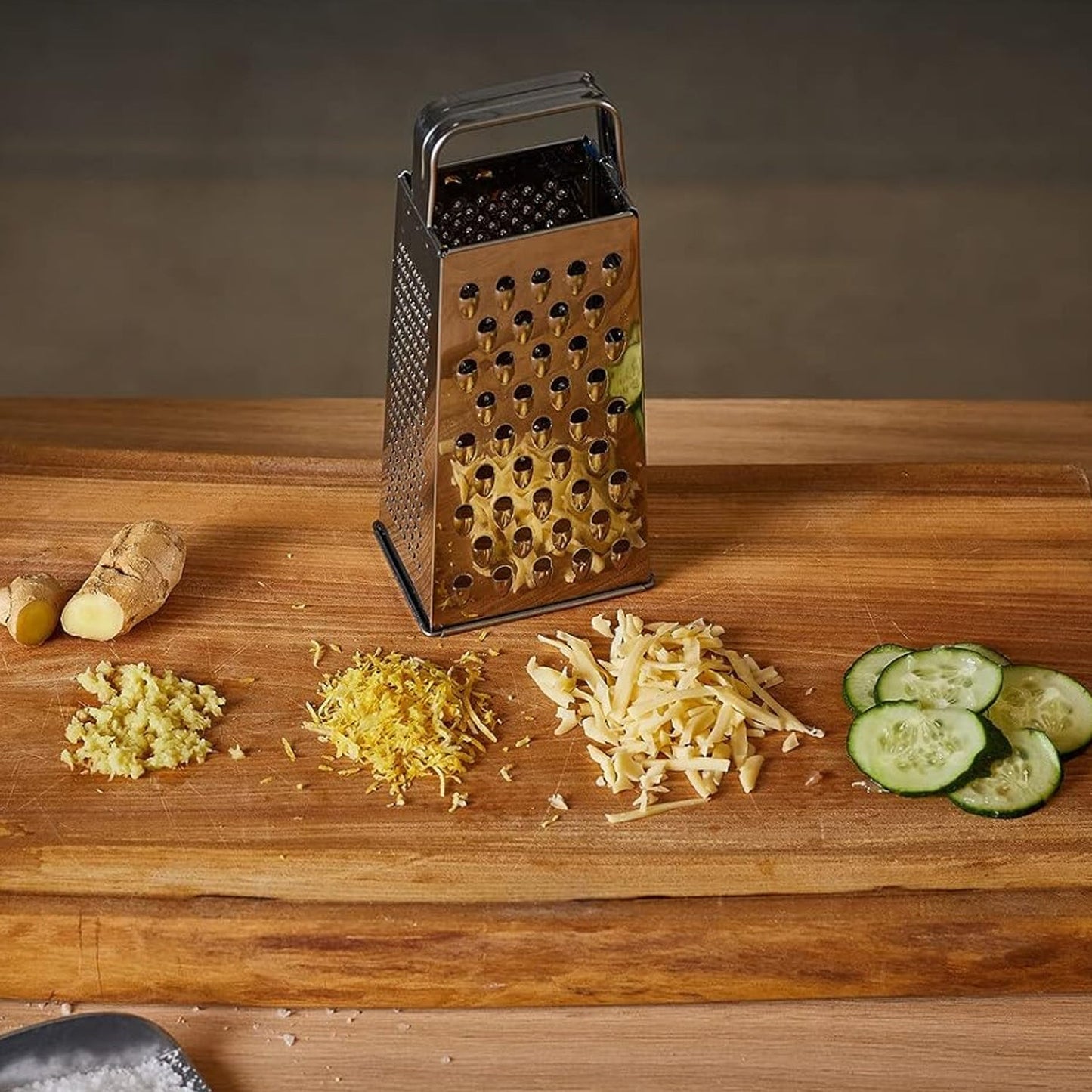 Supermom Premium 5-in-1 Stainless Steel Grater and Slicer signaturekarts