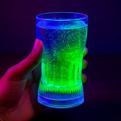 Plastic Fancy LED Light Glass 200 ML (1 Pc) signaturekarts