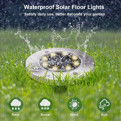 Solar Powered LED Garden Lights (4 Pc) signaturekarts