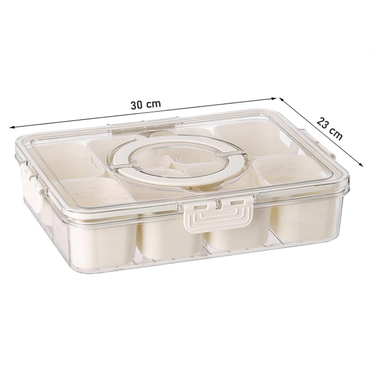 6-Compartment Fridge Storage Box with Lid The Morsignaturekarts