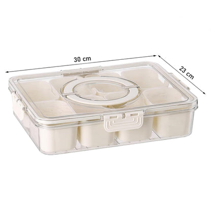 6-Compartment Fridge Storage Box with Lid The Morsignaturekarts