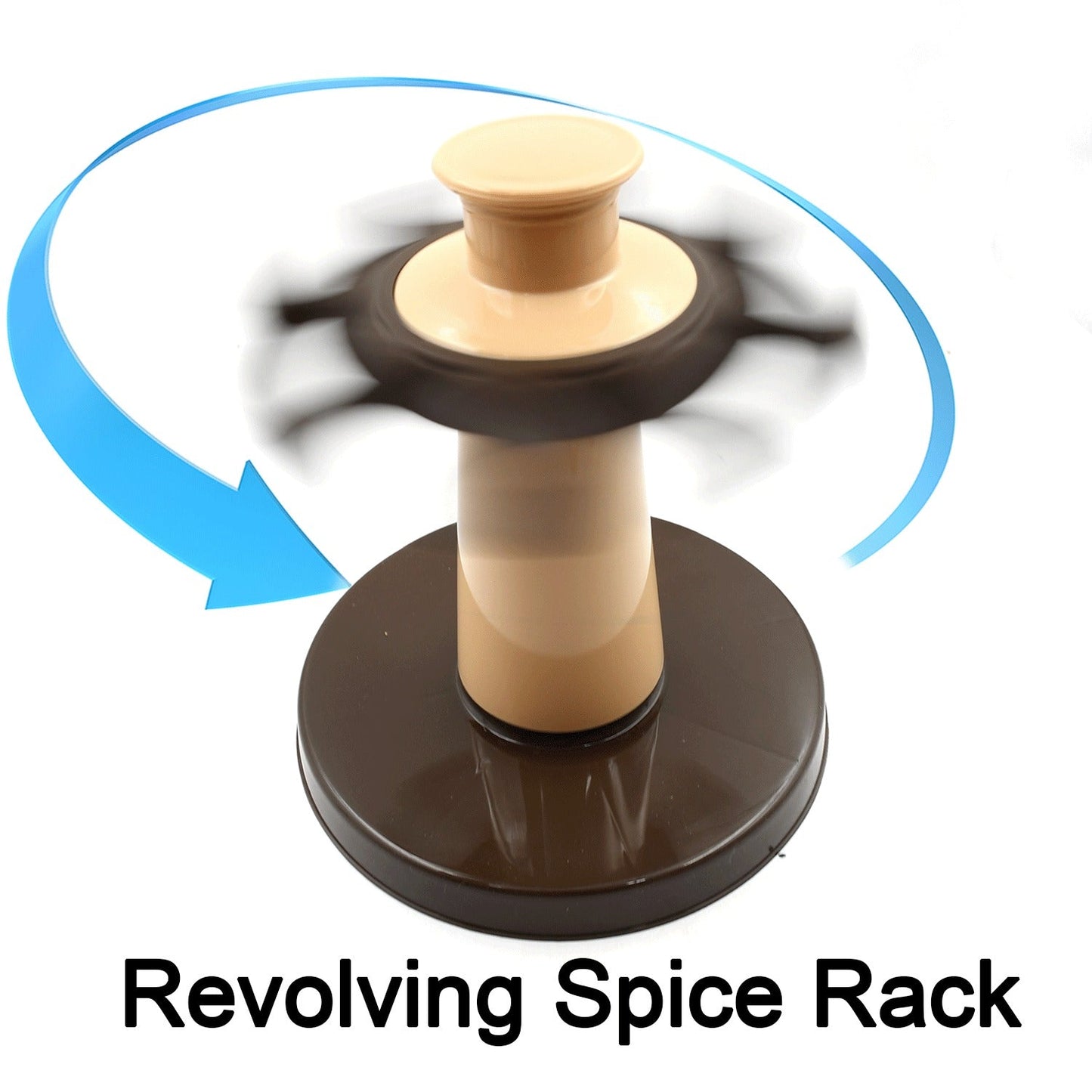 Revolving Spice Rack, 8 Spice jars with 120 ml, Condiment Set signaturekarts