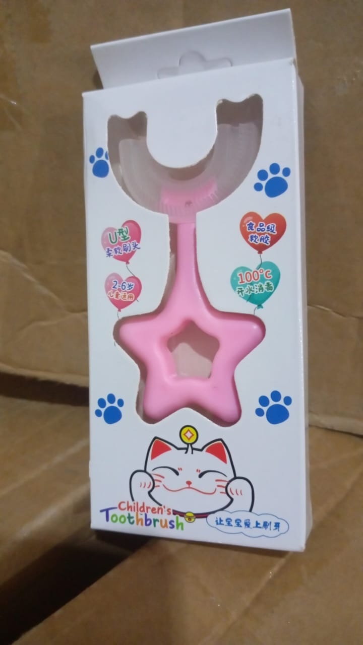 Star / U-Shape Silicone Manual Toothbrush (1 Pc) Signaturekarts