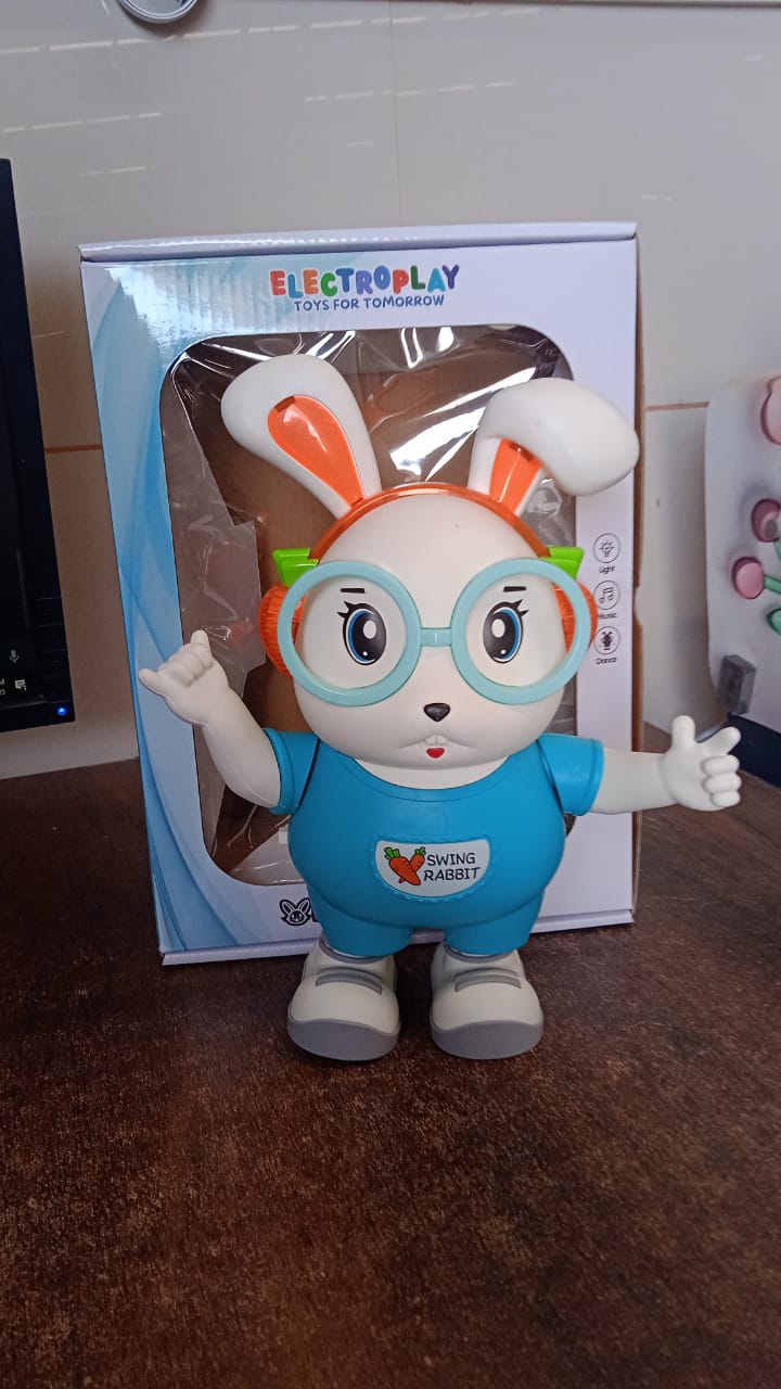 Electroplay Swing Rabbit Musical Dancing Toy(1 Pc / Battery Not Included) Signature kart