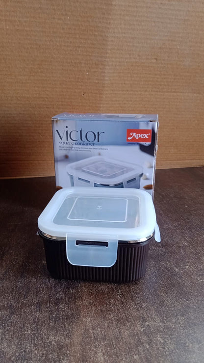 Apex Victor Square Food Storage Container (400 ML / 1 Pc) Signature Kart