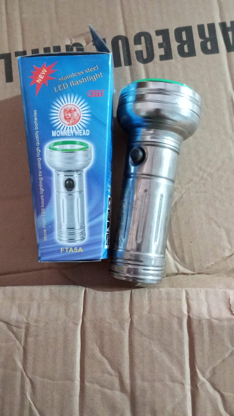 Nostalgic Portable Flashlight – Simple Iron Outdoor Old-Fashioned Torch Light signaturekarts