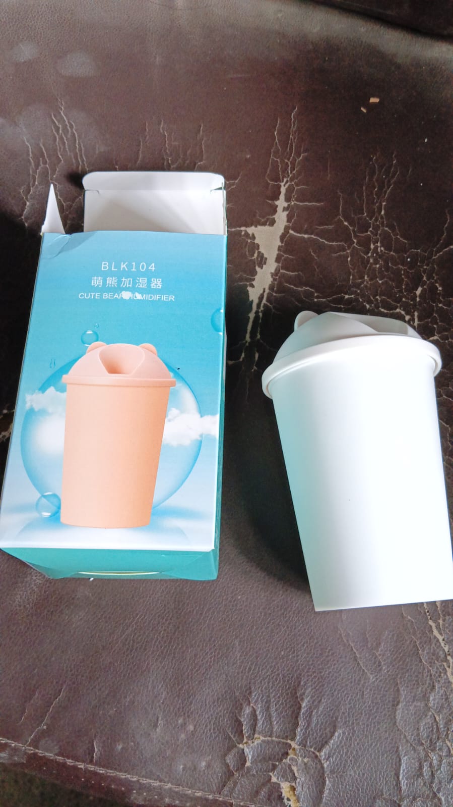 Cute Bear Shape USB Humidifiers Cup (1 Pc / Multicolor Light) signaturekarts
