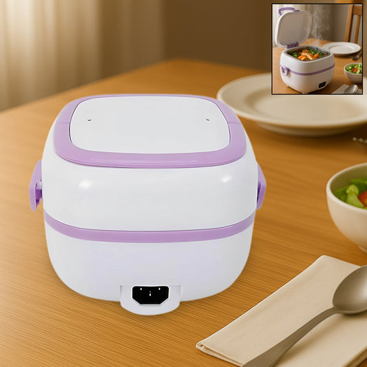 Electric Lunch Box Portable Food Warmer Food Heating Lunch Box  for Car, Truck, office signaturekarts
