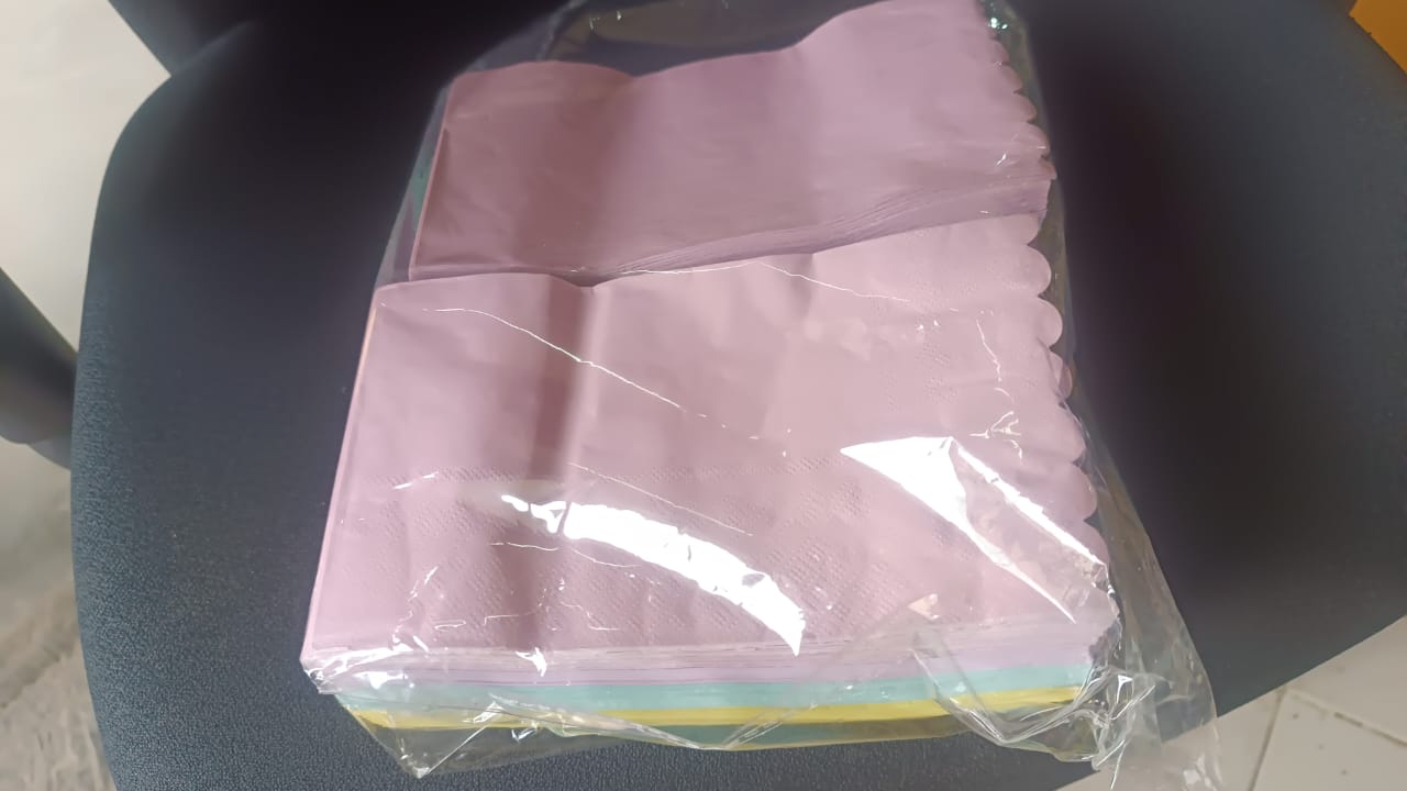 Multi-Color Oil-Absorbing Baking Paper Sheets Approx 200 Pcs signaturekarts