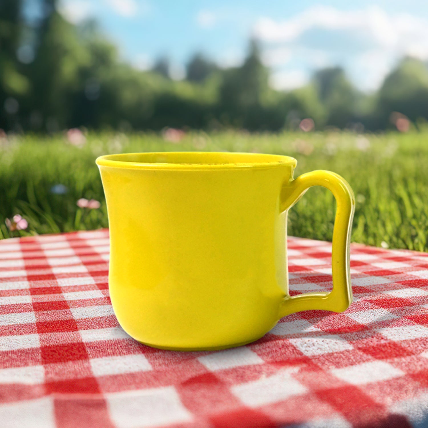 Premium Plastic Coffee,Tea Mug with Handle (1 Pc / With Color Box / Mix Color) Signaturekarts
