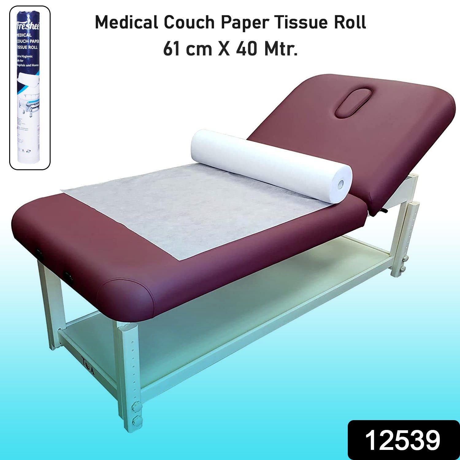 Freshee Medical Couch Paper Tissue Roll – 61 cm x 40 Meter signaturekarts
