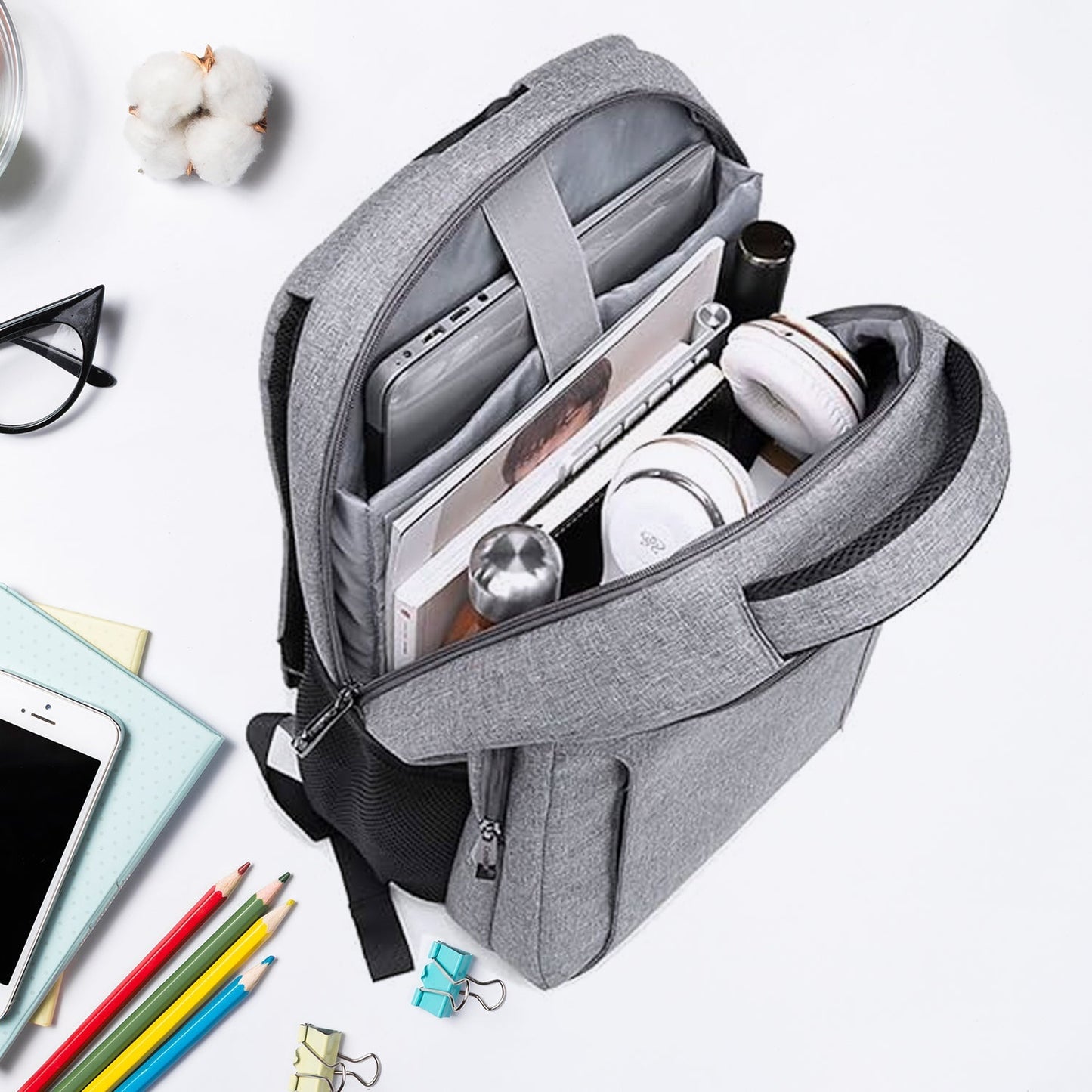 Laptop Bag With Adjustable Shoulder Strap & Storage Pockets signaturekarts