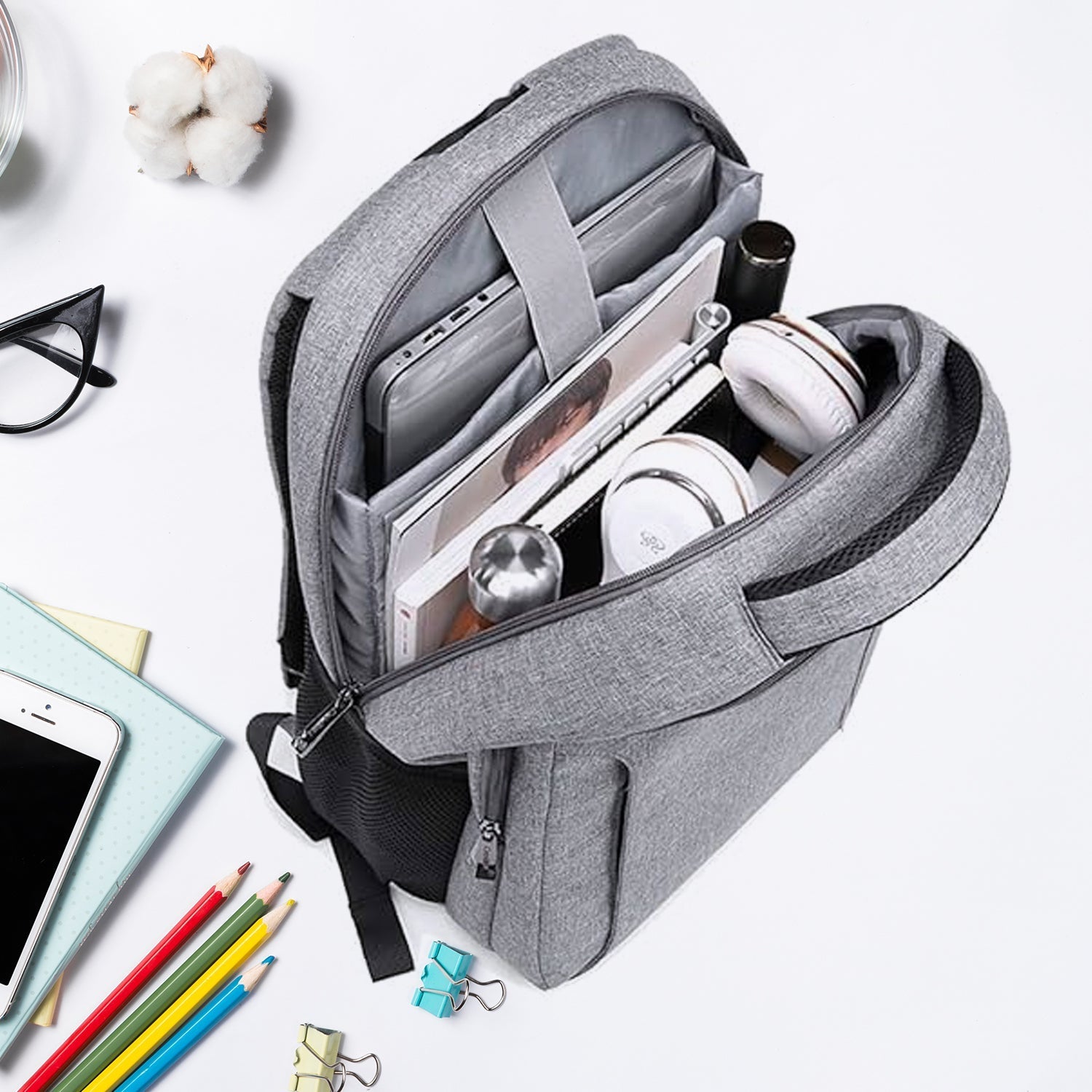Laptop Bag With Adjustable Shoulder Strap & Storage Pockets signaturekarts