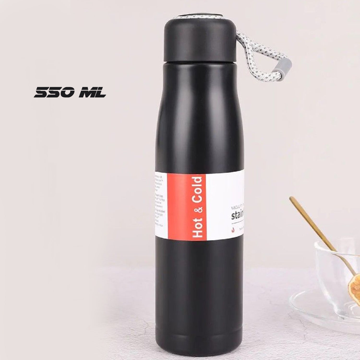 Double Wall Vacuum Insulated Water Bottle (550 ML) Signature Kart