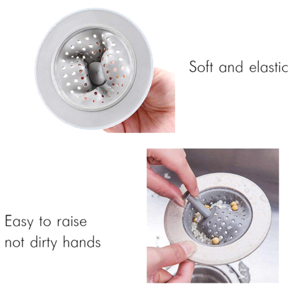 Silicon Sink Strainer Kitchen Drain Basin Basket Sink Drainer signaturekarts