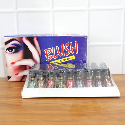 Blush Jari Mini Nail Polish (Mix Color / 6 ML / 1 Pc) The Morsignaturekarts