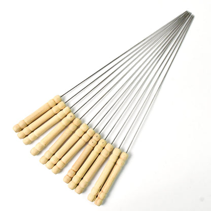 BBQ Tandoor Skewers Grill Sticks for Barbecue (Pack of 12) Signature Kart