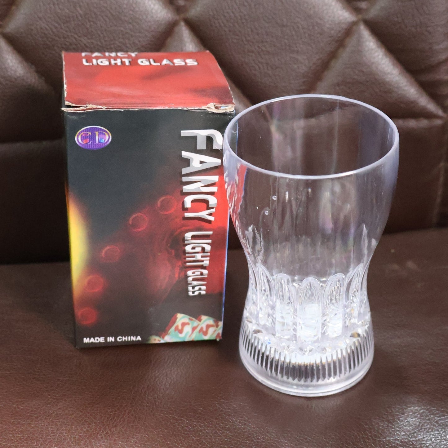 Plastic Fancy LED Light Glass 200 ML (1 Pc) signaturekarts