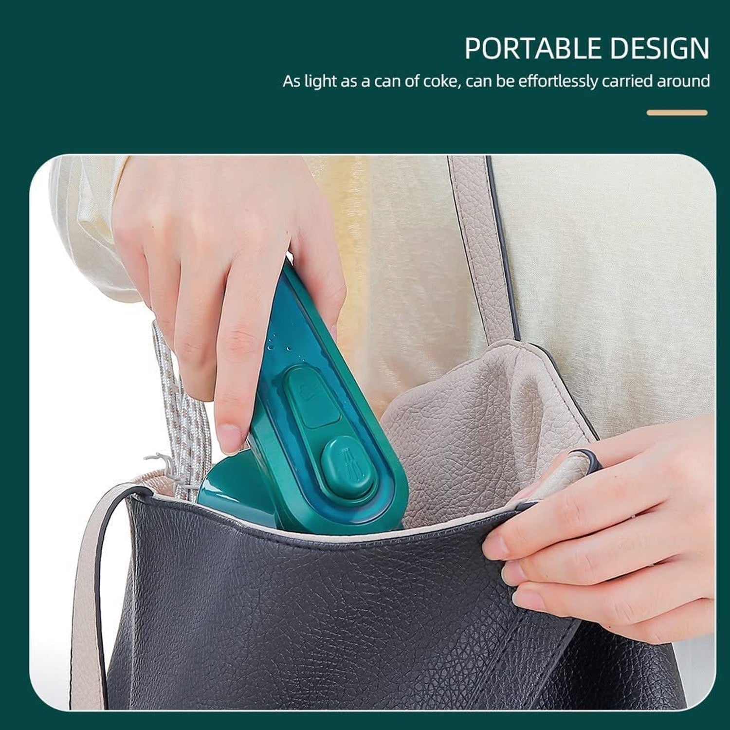 Mini Steamer & Iron: 2-in-1 Portable Travel Friendly signaturekarts