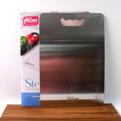Supermom Medium Stello Stainless Steel Chopping Board signaturekarts