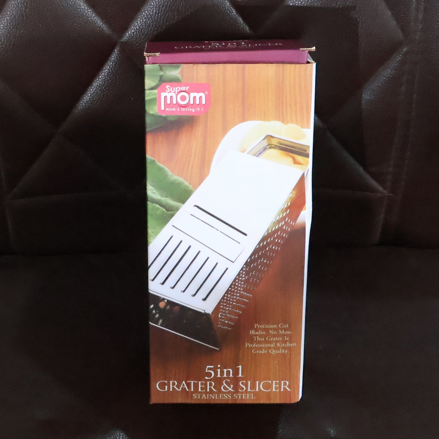 Supermom Premium 5-in-1 Stainless Steel Grater and Slicer signaturekarts