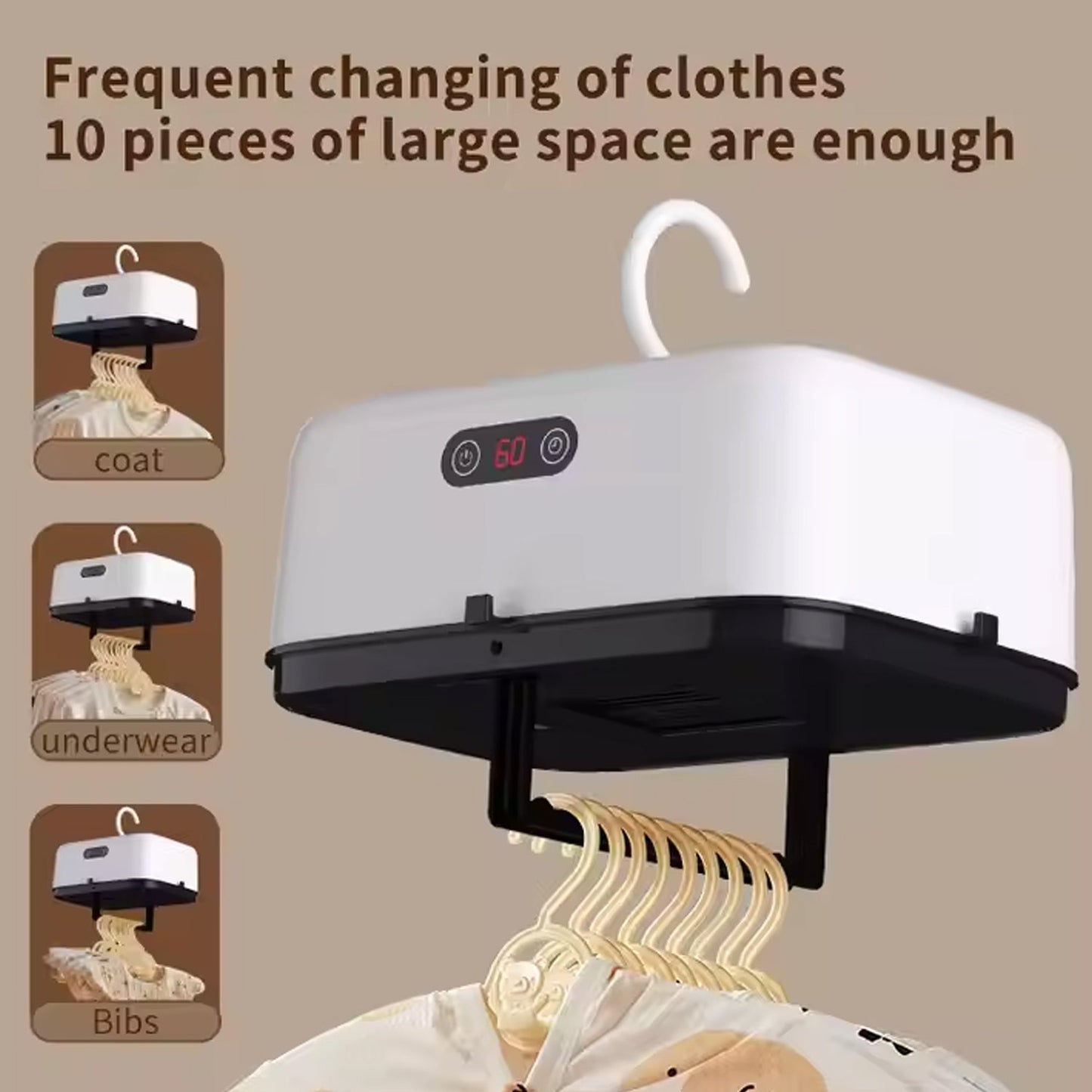 Portable Clothes Folding Dryer, Portable Dryer (1 Pc) Signature kart