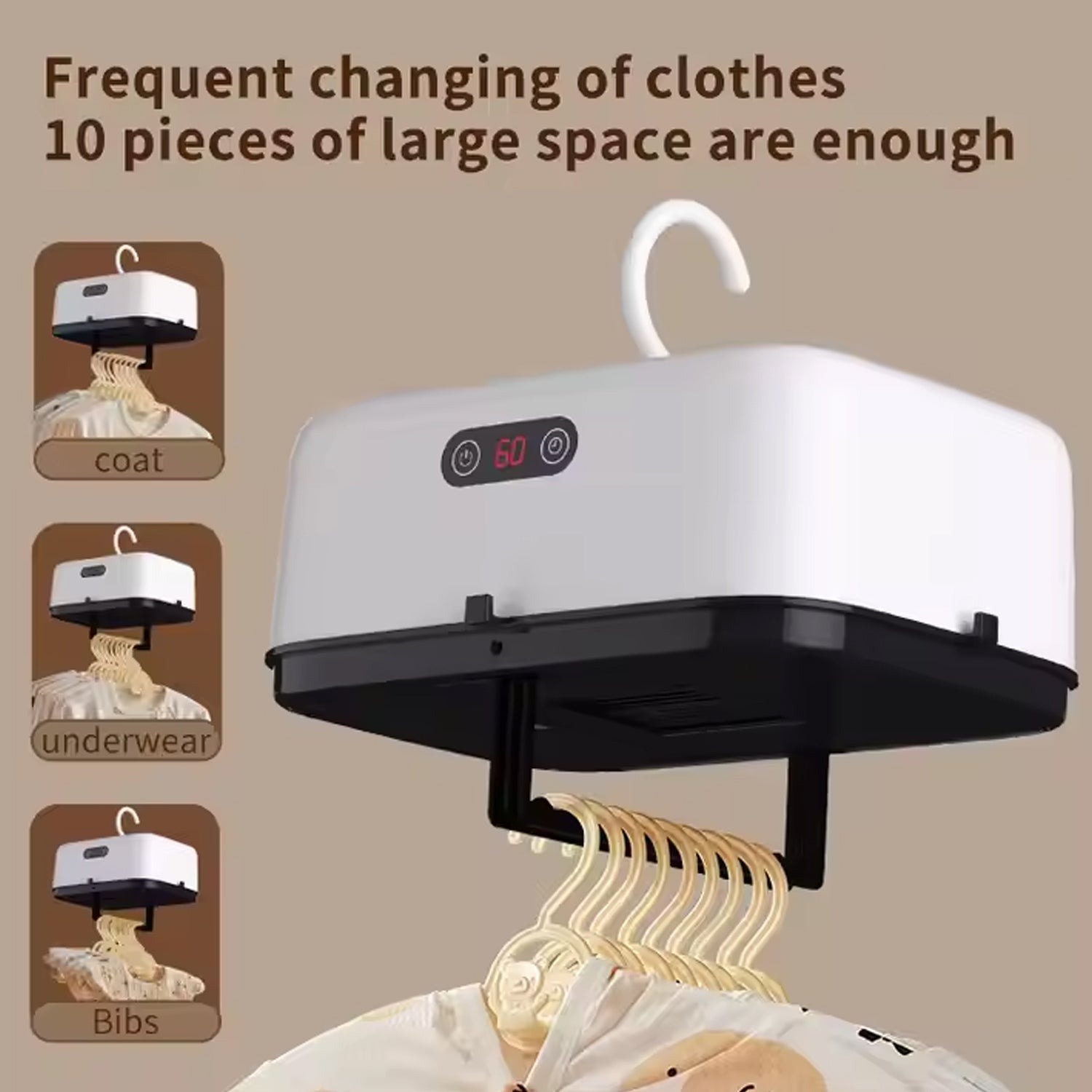 Portable Clothes Folding Dryer, Portable Dryer (1 Pc) Signature kart