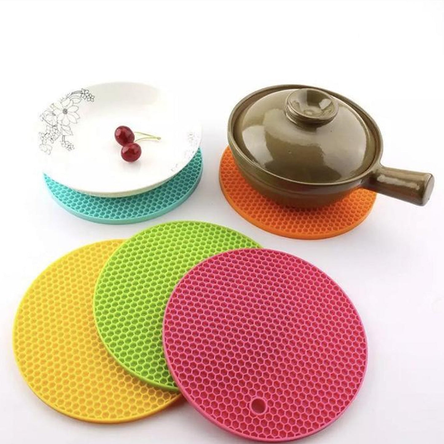 Silicone Trivet for Hot Dish and Pot, Silicone Hot Pads ( 1 pcs ) signaturekarts