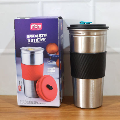 Supermom Stainless Steel Sip Mate Travel Tumbler (Approx. 500 ml) The Morsignaturekarts
