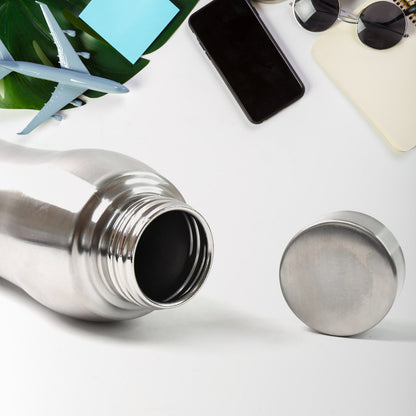 Stainless Steel Double Wall Vacuum-Insulated Drink Water Bottle (1000 ML Approx) Signature kart