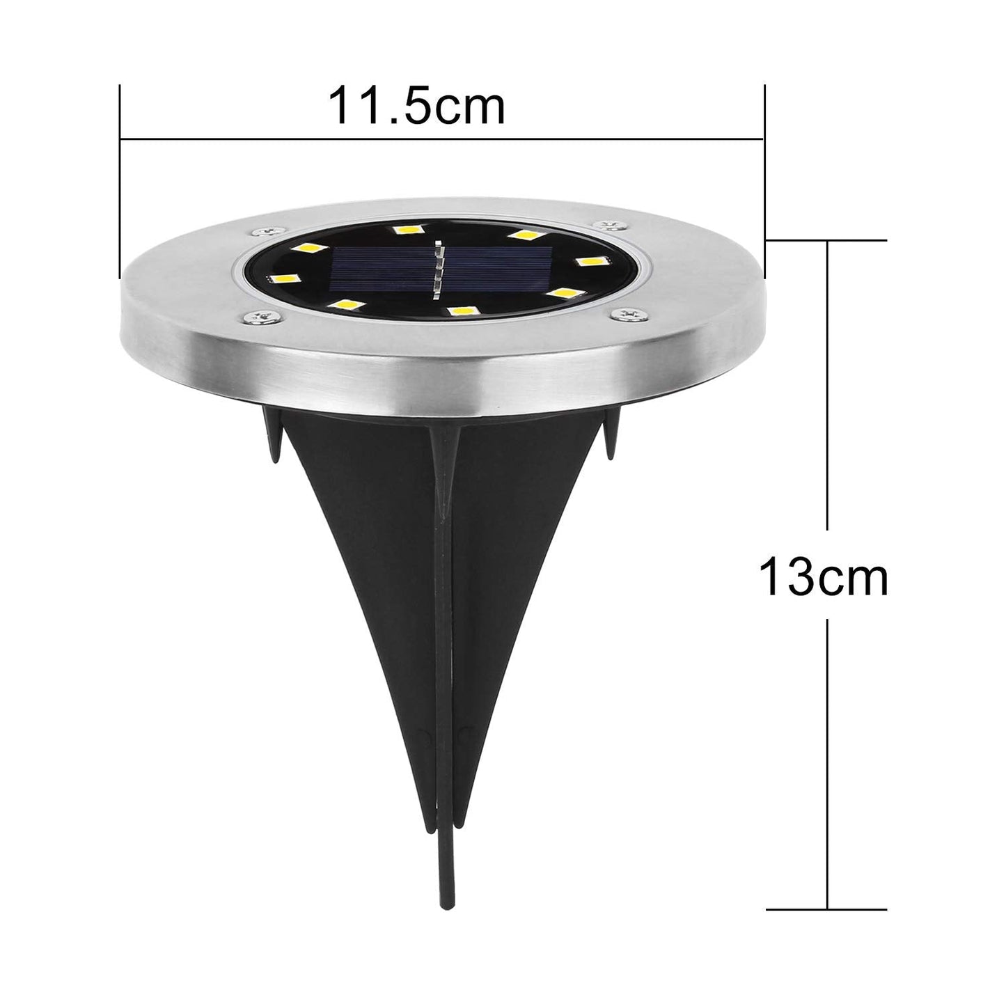 Solar Powered LED Garden Lights (4 Pc) signaturekarts