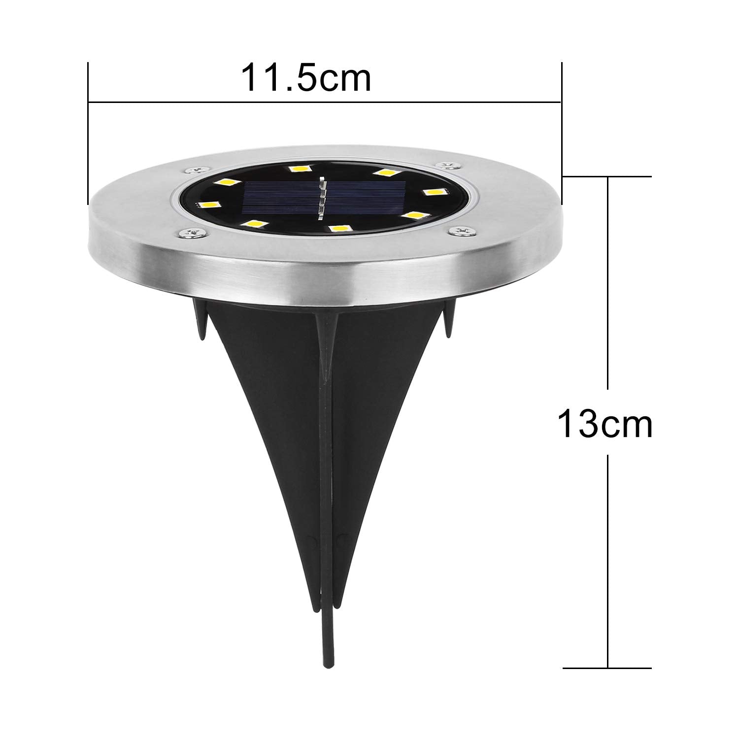 Solar Powered LED Garden Lights (4 Pc) signaturekarts