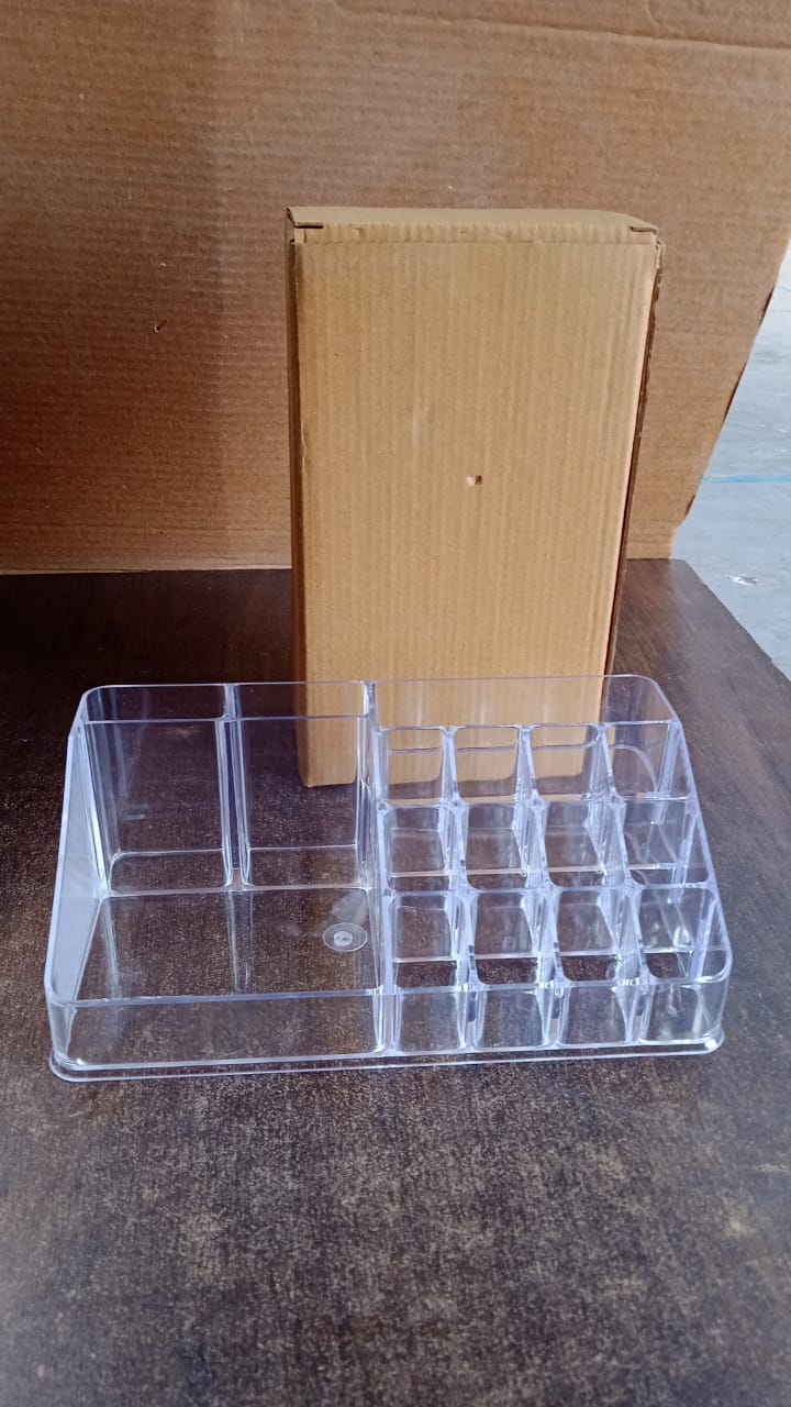 16 Compartment Cosmetic Makeup Jewellery Lipstick Storage Organiser Box Signature kart