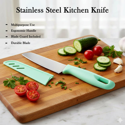 High-Quality Stainless Steel Kitchen Knife (1 Pc) The Morsignaturekarts